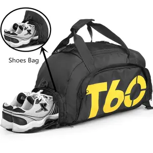 T60 étanche Fitness formation sacs à dos multifonctionnel voyage bagages épaule fourre-tout Duffle Gym sacs de sport pour hommes femmes