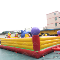 Airfunpro Prix d'usine Château gonflable Fun City Amusement Park avec toboggan pour aire de jeux pour chats ou château