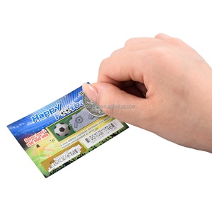 Cartes à gratter professionnelles couleur pleine pour jeux, billets à gratter en papier, cartes de loterie à gratter - Product Image 5