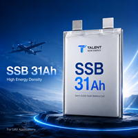 Cellule de batterie semi-solide ultra-mince 310Wh/kg 31Ah, plus de 1000 cycles, cellule NCM en pochette pour drone industriel UAV