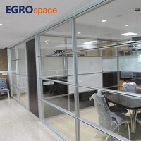 EGROspace Movable Partition Wall Office Interior Glass System Intelligent Designs Furniture Glass Office Partition