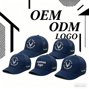 Gorra Trucker de Alta Calidad con Logotipo Bordado de 6 Paneles y Patrón de Letras, Gorras de Béisbol Deportivas con Malla Trasera y Efecto Desgastado, Venta al Por Mayor - Product Image 2