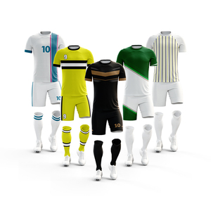Maillot de football personnalisé avec numéro, doux, respirant, séchage rapide, pour uniforme d'équipe, 100% polyester respirant - Product Image 2