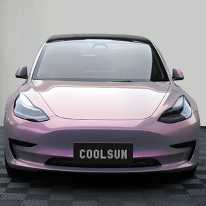 Cool Sun Dual Tone pour Magic PVC Vinyl Wrap pour Voitures Brillant Mat Texture Résistant Aux Rayures Changement <span class=keywords><strong>de</strong></span> Couleur Twin Stone Gris Corps - Product Image 1