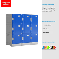 Armoire de rangement pour piscine, sauna, école maternelle, en plastique ABS, imperméable, anti-corrosion, robuste, taille personnalisée pour les écoles