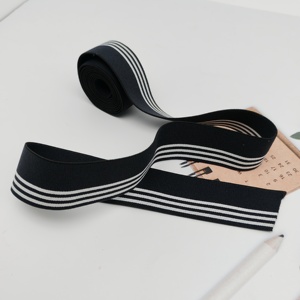 Sangle élastique en gros, sangle en nylon tissée plate écologique, 20 mm-50 mm, sangles personnalisées, ruban de sangle en nylon solide - Product Image 1