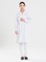 Manteaux de laboratoire dentaire respirants médicaux à manches longues blancs anti-rides pour femmes hommes fabricant manteaux de laboratoire blancs