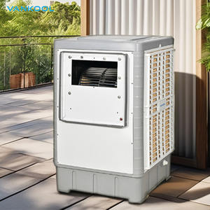 Ventilateur rafraîchisseur évaporatif autonome 10000 cmh, refroidisseur d'air par eau pour fenêtre, électrique avec télécommande, économie d'énergie, en plastique - Product Image 1