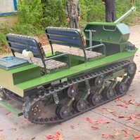 Véhicules d'aventure tout-terrain sur chenilles pour parents et enfants, avec un design original de char, autonomie de 6 à 8 heures, chars miniatures sur chenilles