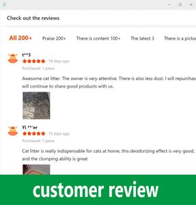 BENJIE Spherical Low Dust Extra Odor Control Fast Clumping Highly Adsorbent 10L Bentonite Cat Litter - Product Image 6