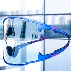 Gafas de ciclismo Kapvoe con montura completa, lentes de policarbonato antivaho para ciclismo al aire libre, gafas deportivas para hombre - Product Image 1