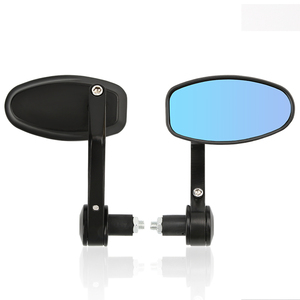 Aleación de aluminio universal 7/8 '22mm extremo de la barra Retrovisor lateral espejo de la motocicleta manillar vista trasera azul antideslumbrante - Product Image 6