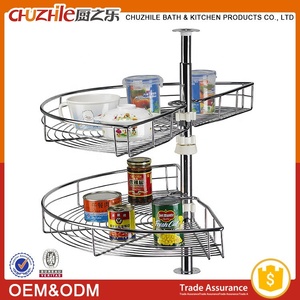 New Arrived China Fashion 3 / 4 Turn Revolving Shelf <strong>Corner</strong> <strong>Unit</strong> - Product Image 4