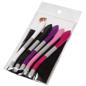 ที่ดันหนังกำพร้าเล็บด้ามจับพลาสติกนุ่ม หลายสี อุปกรณ์ทำเล็บมือและเล็บเท้า - Product Image 1