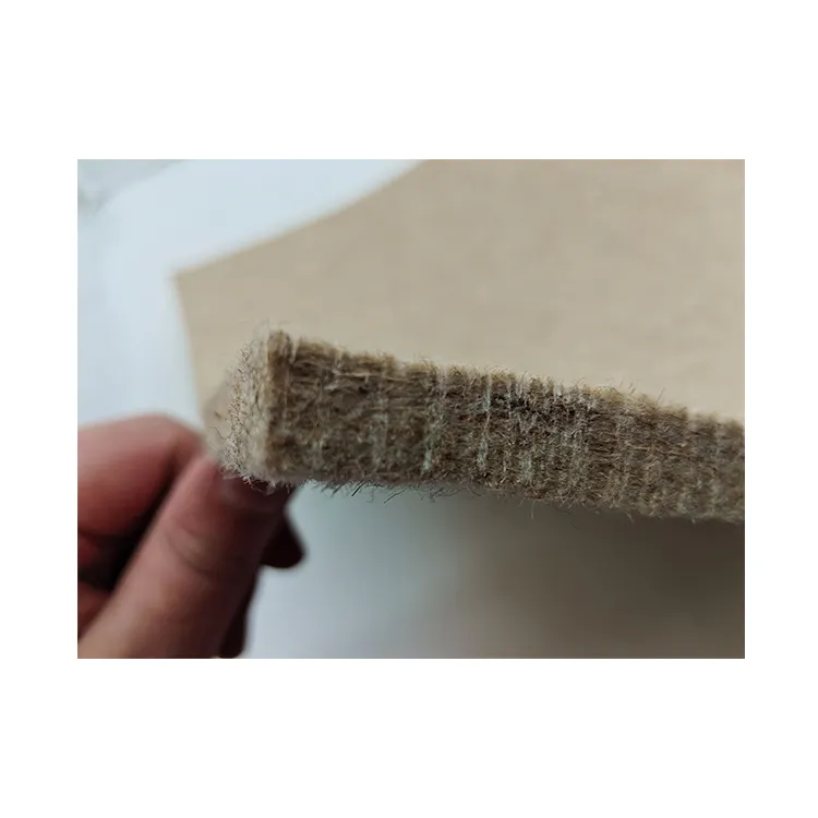 Personalizar peso 100% biodegradável agulha feltro juta tapete