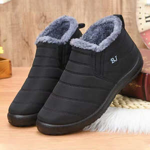 <span class=keywords><strong>Botas</strong></span> de algodón informales de invierno <span class=keywords><strong>para</strong></span> <span class=keywords><strong>hombre</strong></span>, zapatos de tela con aislamiento de felpa, suelas blandas y características de seguridad antideslizantes gruesas - Product Image 3