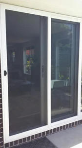 Pantalla francesa impacto ventanas <span class=keywords><strong>puertas</strong></span> negro diamante mosquitera aluminio abatible pantalla corredera ventana persianas diseño <span class=keywords><strong>para</strong></span> el hogar - Product Image 6