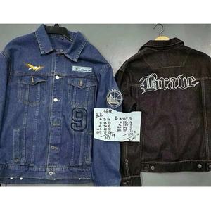GZY Custom Male Wear Boyfriend Denim Coat Hombres Jeans desgastados Chaqueta Oem al por mayor - Product Image 5