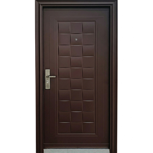 TECHTOP Porta <span class=keywords><strong>Esterna</strong></span> in Metallo Resistente, Semplice e Pratica, con <span class=keywords><strong>Apertura</strong></span> Singola, Impermeabile, per Progetti Residenziali Europei - Product Image 5