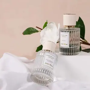 OEM nordique classique femmes 30ml 50ml 100ml vaporisateur vide unique vintage luxe personnalisé bouteille de parfum en verre avec boîte