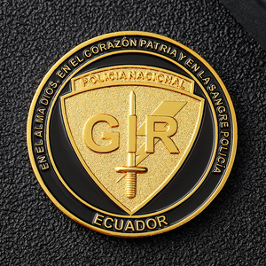 热销金银铜多色锌合金压铸挑战硬币搪瓷金属硬币 - Product Image 2