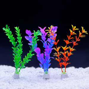 Fabricante-Sourced Micro Paisagem Plantas Aquáticas Pequeno Aquário Plástico Ornamentos Decorativos para Aquascaping - Product Image 2