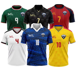 NUOVA Maglia da Calcio Traspirante 2026 Personalizzata con Stampa Digitale a Trasferimento Termico, Alta Qualità, Squadre Nazionali di Calcio Mondiale - Product Image 1