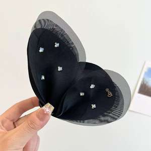 Noeud Pince Pince Arc Bulle Clips Tissu Mousseline De Soie Nuage Grande Griffe De <span class=keywords><strong>Cheveux</strong></span> Grand Floral <span class=keywords><strong>Cheveux</strong></span> Arc Clips pour <span class=keywords><strong>Cheveux</strong></span> Épais <span class=keywords><strong>Barrette</strong></span> - Product Image 5