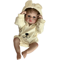 Poussettes étanches en coton vinyle silicone pour nouveau-né, nouveau-né, pour maison de poupée réaliste pour enfants