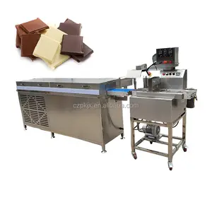 Fully Automatic Chocolate Enrobing Chocolate Covering Machine With Cooling Tunnel Machine