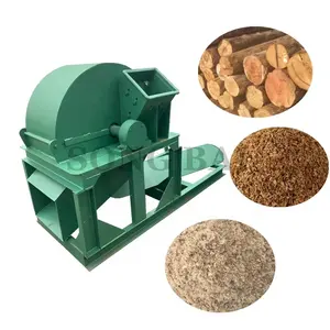 CE Multifunctional Sawdust Wood Log Sawdust Crusher Wood Pulverizing Shreder Machine Self Powered Diesel Wood Chipper Machine