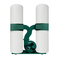 Nouvel aspirateur de poussière à bois YUNWAY à double sac, 3 entrées d'aspiration, ventilateur centrifuge, extracteur de poussière mobile pour scie à table, raboteuse, ponceuse, atelier