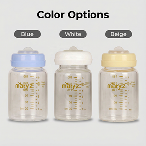 <span class=keywords><strong>Biberones</strong></span> de Vidrio Resistente de 180 ml (6 oz) para Almacenamiento de Leche Materna, Aptos para Congelar, Alimentar y Extraer, Compatibles con Sacaleches, Paquete Individual - Product Image 6