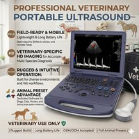Appareil d'échographie vétérinaire Doppler couleur portable pour chien, chat, petit animal, utilisation en clinique vétérinaire