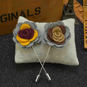 カスタムフラワーラペルピンメンズスーツデザイナーチャンネルピンブローチ男性人気の結婚式のコサージュブレスレット - Product Image 6