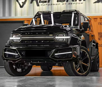 Negro delantero trasero parachoques coche Facelift BodyKit cubierta de neumático para tanque 300 Shadow Kit Kits de carrocería