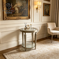 Table d'appoint moderne pour salon et chambre à coucher, table d'appoint de canapé en bois de luxe italien de haute qualité pour la décoration de la maison