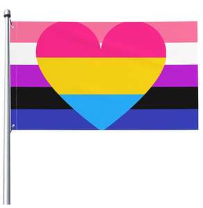 Haute Qualité Mlm Pride Drapeau Gay Man Pride Drapeau Extérieur Décorations Extérieures Décor 3X5 Ft Large Fl - Product Image 3