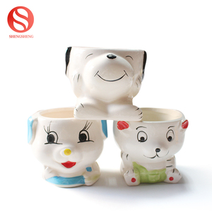 Personalizado perro <span class=keywords><strong>de</strong></span> dibujos animados pote del plantador <span class=keywords><strong>de</strong></span> cerámica lindo cachorro snoopy suculentas Macetas - Product Image 3