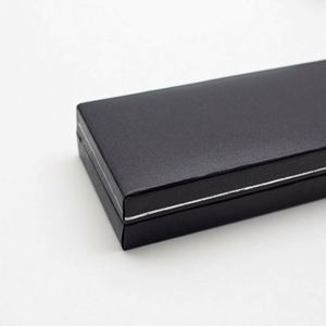 Boîte cadeau argentée personnalisée pour entreprise |   Étui de luxe en métal pour stylo à bille et stylo-plume avec logo de l'entreprise - Product Image 3