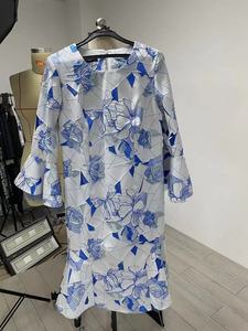 Vestidos de Lino de Lujo para Mujer, Talla 3XL, para Invitadas de Boda, para Iglesia, para Mujeres Negras - Product Image 4