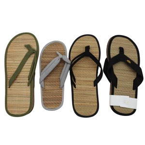 Sandalias de Bambú Ecológicas al por Mayor, Chanclas de Paja Tejida Natural, Antideslizantes, para Verano, Hotel, Spa, con Logotipo Personalizado - Product Image 2