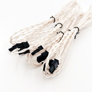 맞춤형 트위스트 와이어 하네스 어셈블리(검정색 커넥터 포함) LED 조명 및 전자 장비용 - Product Image 1