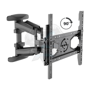 جهاز تلفزيون دوار شديد التحمل يُثبت على الحائط 90 درجة دوران من الصورة إلى المناظر الطبيعية يناسب 37 "-70" TVs حمولة VESA 400x400mm - Product Image 1