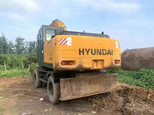 Hyundai 210W-7 Offre Spéciale d'occasion Meilleure vente Excavatrice d'occasion originale fabriquée en Corée du Sud Excavatrice sur pneus Hyundai 21 tonnes 210w-7 - Product Image 3