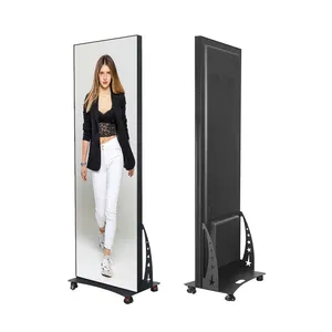 floor standing Metal led touch screen video advertising publicity boards equipment graphic Digital Signage led poster display