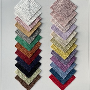 Jacquard en polyester tissé en rayonne imitée <span class=keywords><strong>250D</strong></span> avec motif de fleur de prunier dimensionnel en relief 3D texturé floral - Product Image 6
