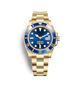 Mecánico de alta calidad resistente al agua 40mm CleanF 904l acero 3135 movimiento dos tonos oro azul cerámica buceo Hulk reloj - Product Image 1