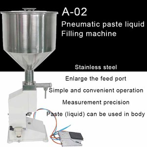 Máquina de llenado de pistón neumático pequeño semiautomático 5ml-50ml champú esmalte de uñas Gel crema <span class=keywords><strong>dispensador</strong></span> de pasta gruesa - Product Image 5