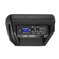 Altavoz Activo para Guitarra PA de 100W y 8 Pulgadas con Woofer, Entrada Dual XLR/TRS, Control de Eco y EQ, Batería Recargable para Artistas Callejeros y Músicos